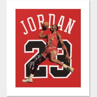 MJ 23 Bulls Jersey Posters and Art